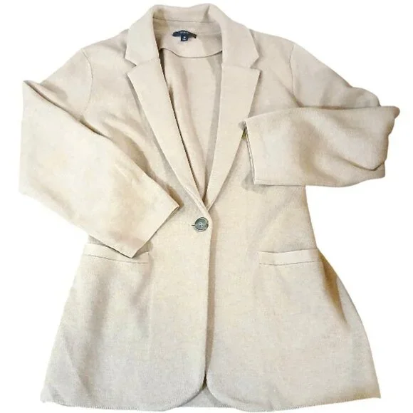 J. CREW Merino Wool Schoolboy Cardigan Camel Cardigan EUC - Picture 7 of 10